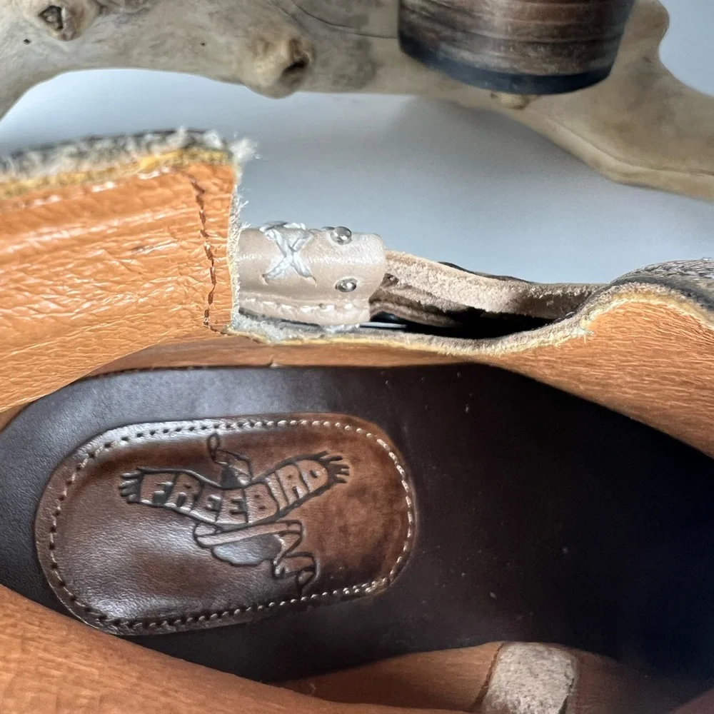 FREEBIRD ✨ Sabelle Leather Booties - Picture 6 of 7
